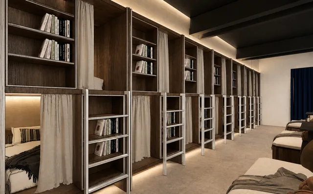 Render of the capsule floor at 言文字 Emoji in Taipei